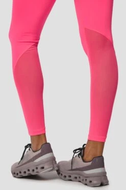 Icon Full Length Legging - Neon Pink -MONTIREX CLOHTING SALE IconFullLengthLegging NeonPink Legdetail