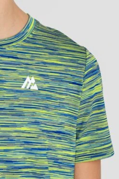Junior Trail 2.0 T-Shirt - Neon Blue/Lime 6 Junior Trail 2.0 T-Shirt - Neon Blue/Lime -MONTIREX CLOHTING SALE JN TRAIL 2.0 TEE NEON BLUE AZURE BLUE LIME FROST logo detail