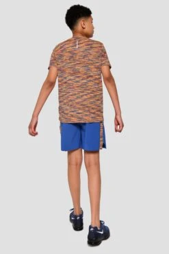 Junior Trail 2.0 T-Shirt - Neon Blue/Lime/Orange 5 Junior Trail 2.0 T-Shirt - Neon Blue/Lime/Orange -MONTIREX CLOHTING SALE JN TRAIL 2.0 TEE SAFETY ORANGE LIME FROST COBALT SPACE BLUE back