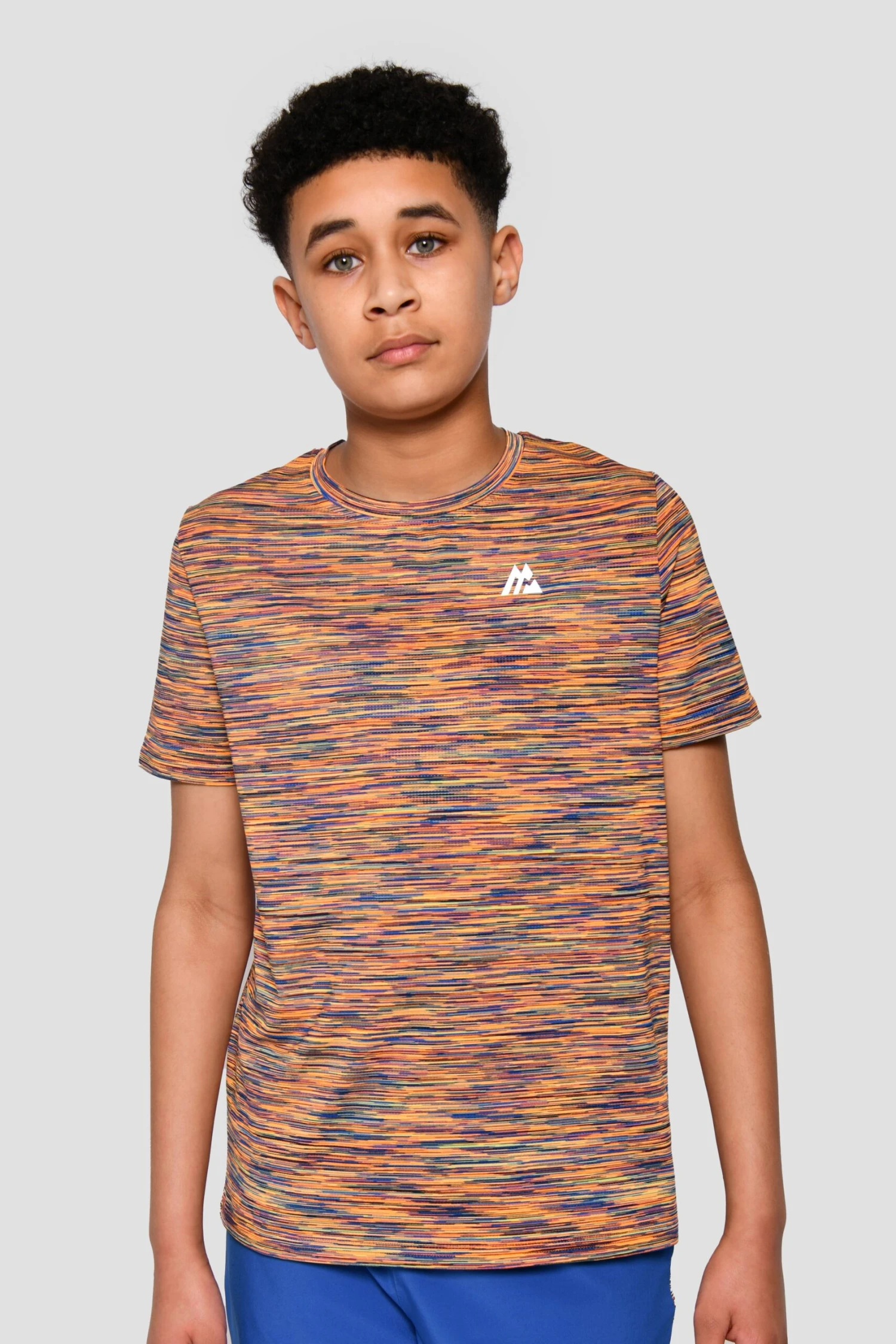 Junior Trail 2.0 T-Shirt - Neon Blue/Lime/Orange Junior Trail 2.0 T-Shirt - Neon Blue/Lime/Orange -MONTIREX CLOHTING SALE JN TRAIL 2.0 TEE SAFETY ORANGE LIME FROST COBALT SPACE BLUE close front scaled