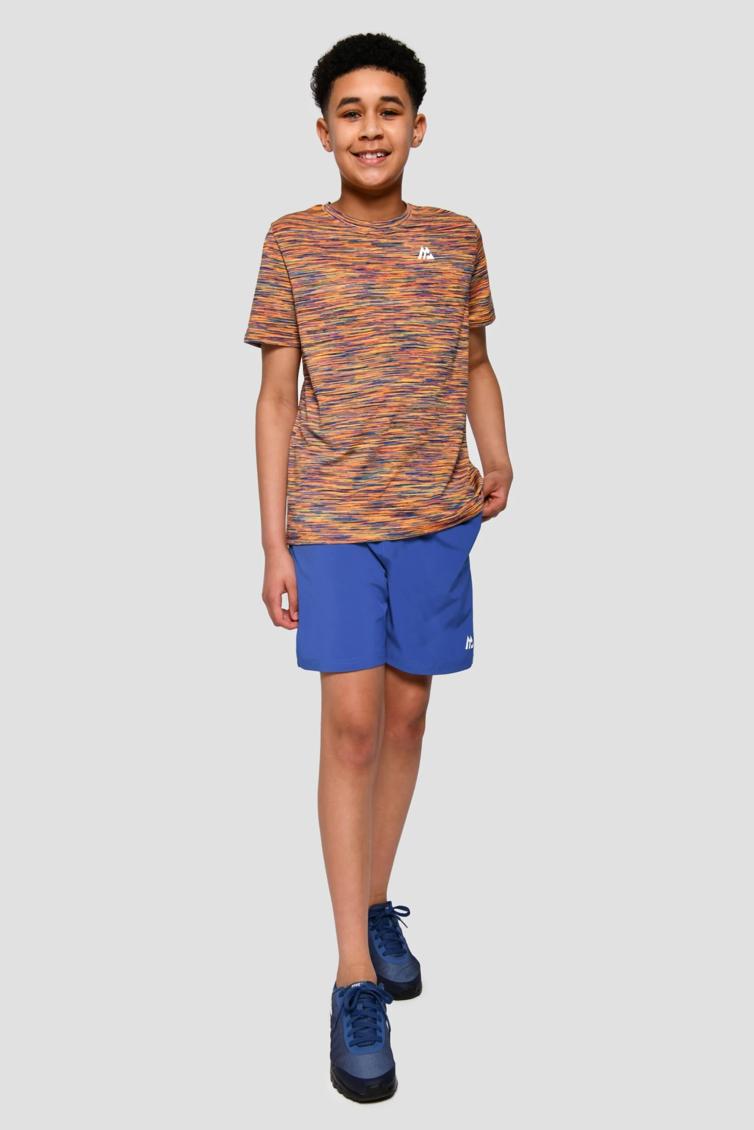 Junior Trail 2.0 T-Shirt - Neon Blue/Lime/Orange Junior Trail 2.0 T-Shirt - Neon Blue/Lime/Orange -MONTIREX CLOHTING SALE JN TRAIL 2.0 TEE SAFETY ORANGE LIME FROST COBALT SPACE BLUE front scaled