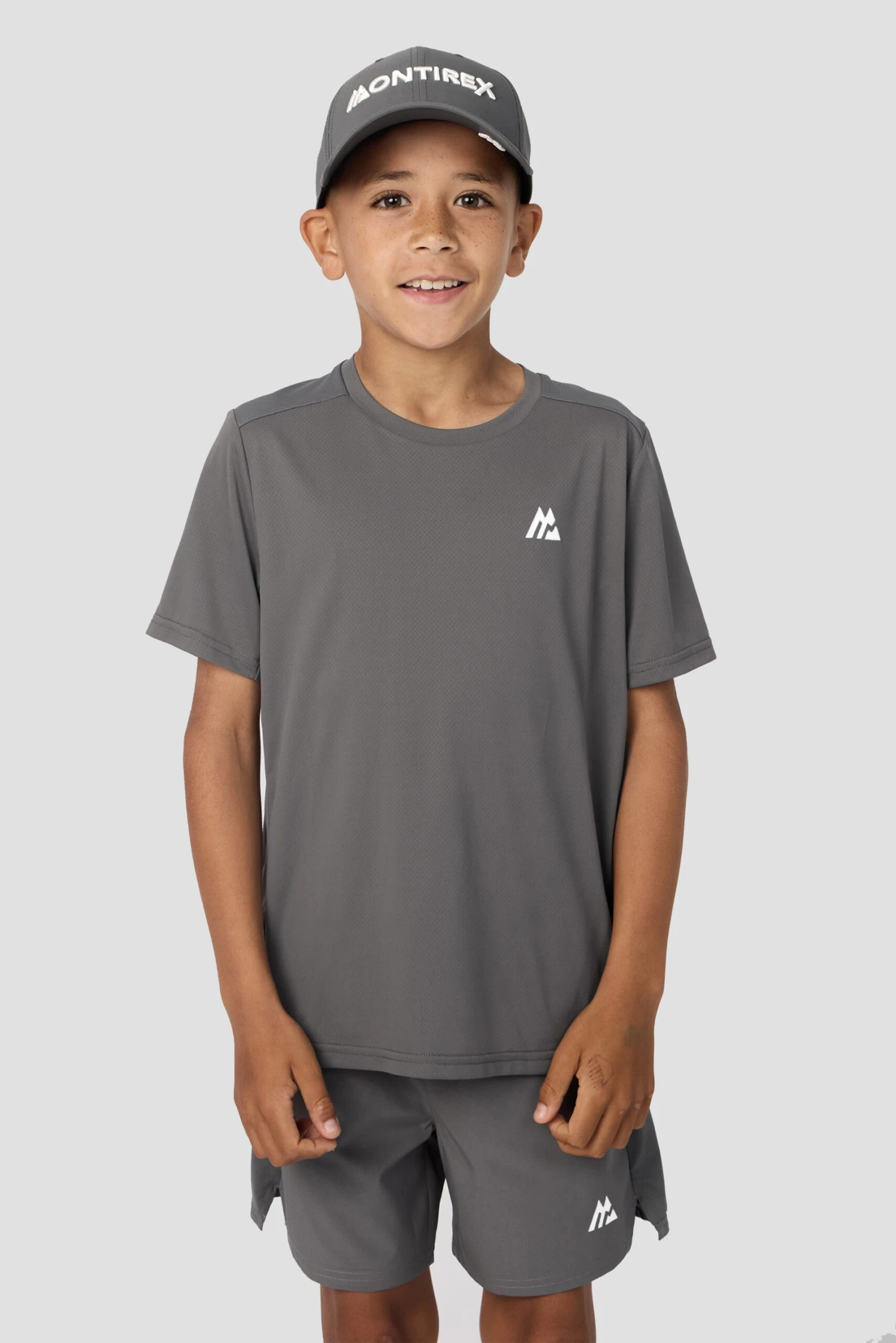 Boys Linear Cap - Cement Grey Boys Linear Cap - Cement Grey -MONTIREX CLOHTING SALE JR LINEAR CAP CASTLEROCK MODEL scaled