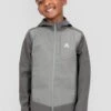 Boys Kodiak Windshell - Cement Grey/Platinum Grey -MONTIREX CLOHTING SALE KODIAK WINDSHELL CASTLEROCK MONUMENT Close Front v3
