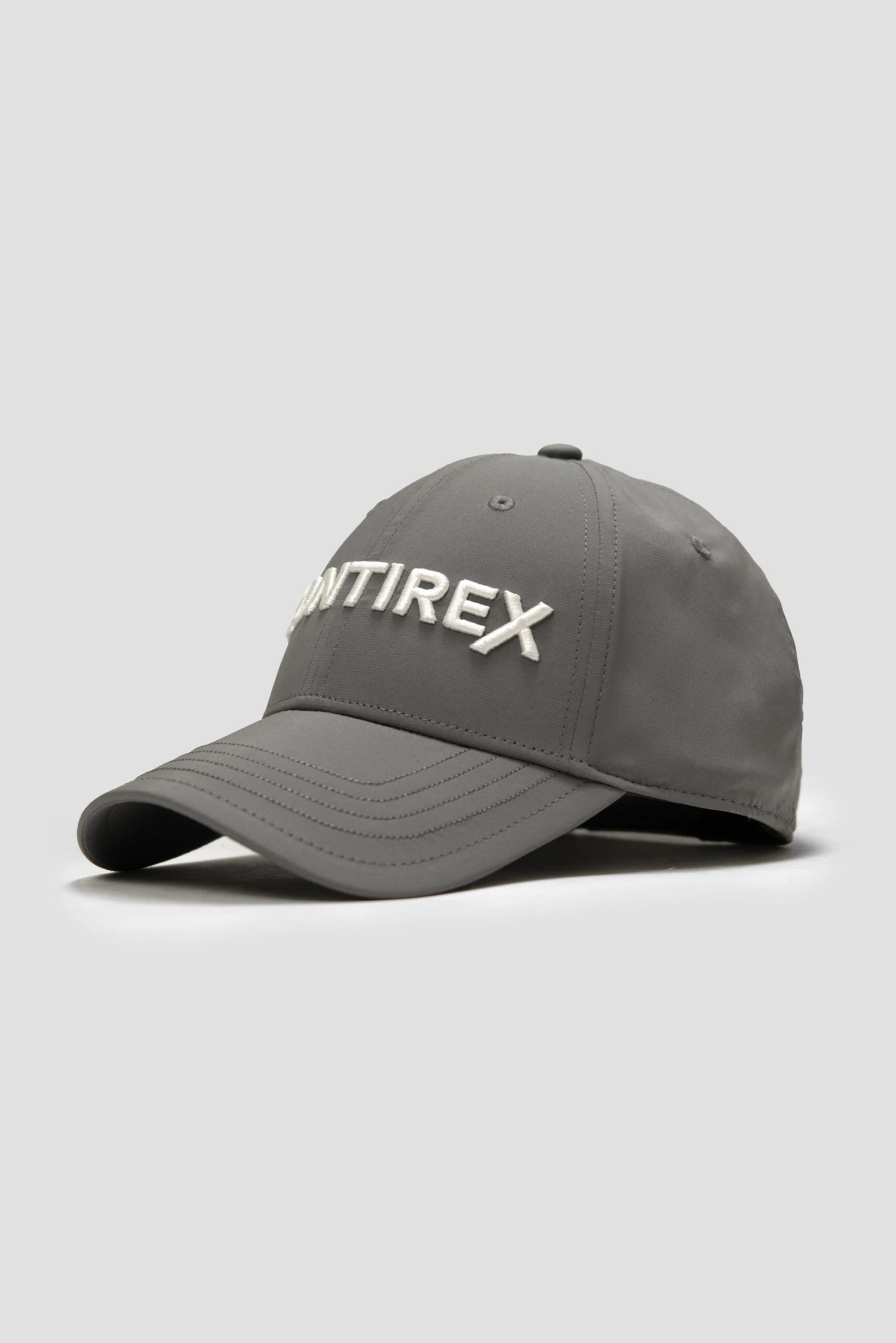 MTX Linear Cap - Cement Grey MTX Linear Cap - Cement Grey -MONTIREX CLOHTING SALE LINEAR CAP CEMENT GREY side logo scaled