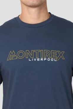 Liverpool Linear T-Shirt - Greyed Indigo 6 Liverpool Linear T-Shirt - Greyed Indigo -MONTIREX CLOHTING SALE LIVERPOOL LINEAR T SHIRT GREYED INDIGO LOGO