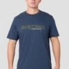 Liverpool Linear T-Shirt - Greyed Indigo 1 Liverpool Linear T-Shirt - Greyed Indigo -MONTIREX CLOHTING SALE LIVERPOOLLINEART SHIRT GREYEDINDIGO CF