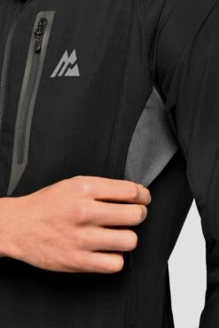 Lumos Jacket - Black 6 Lumos Jacket - Black -MONTIREX CLOHTING SALE LumosJacket Black armdetail