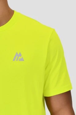M Logo T-Shirt - Electric Lime -MONTIREX CLOHTING SALE M LOGO TEE ELECTRIC LIME logo