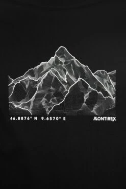 Junior Mountain Range 2.0 T-Shirt - Black 6 Junior Mountain Range 2.0 T-Shirt - Black -MONTIREX CLOHTING SALE MOUNTAIN RANGE 2.0 TEE BLACK logo detail