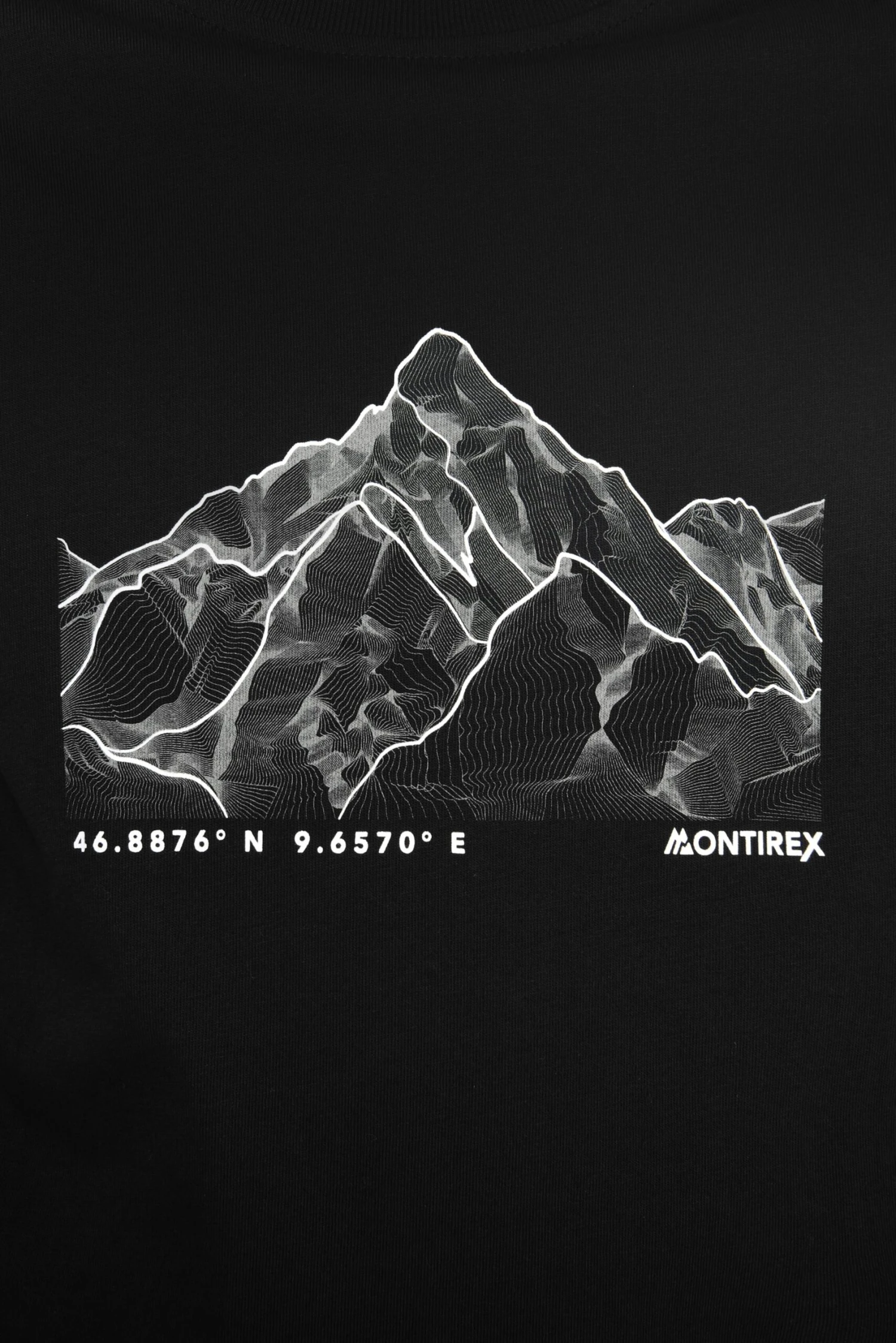 Junior Mountain Range 2.0 T-Shirt - Black Junior Mountain Range 2.0 T-Shirt - Black -MONTIREX CLOHTING SALE MOUNTAIN RANGE 2.0 TEE BLACK logo detail scaled