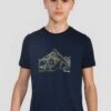 Junior Mountain Range 2.0 T-Shirt - Midnight Blue