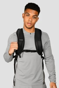 MTX 32L Duffle Bag - Black -MONTIREX CLOHTING SALE MTX 32L Duffle Bag Black close front body