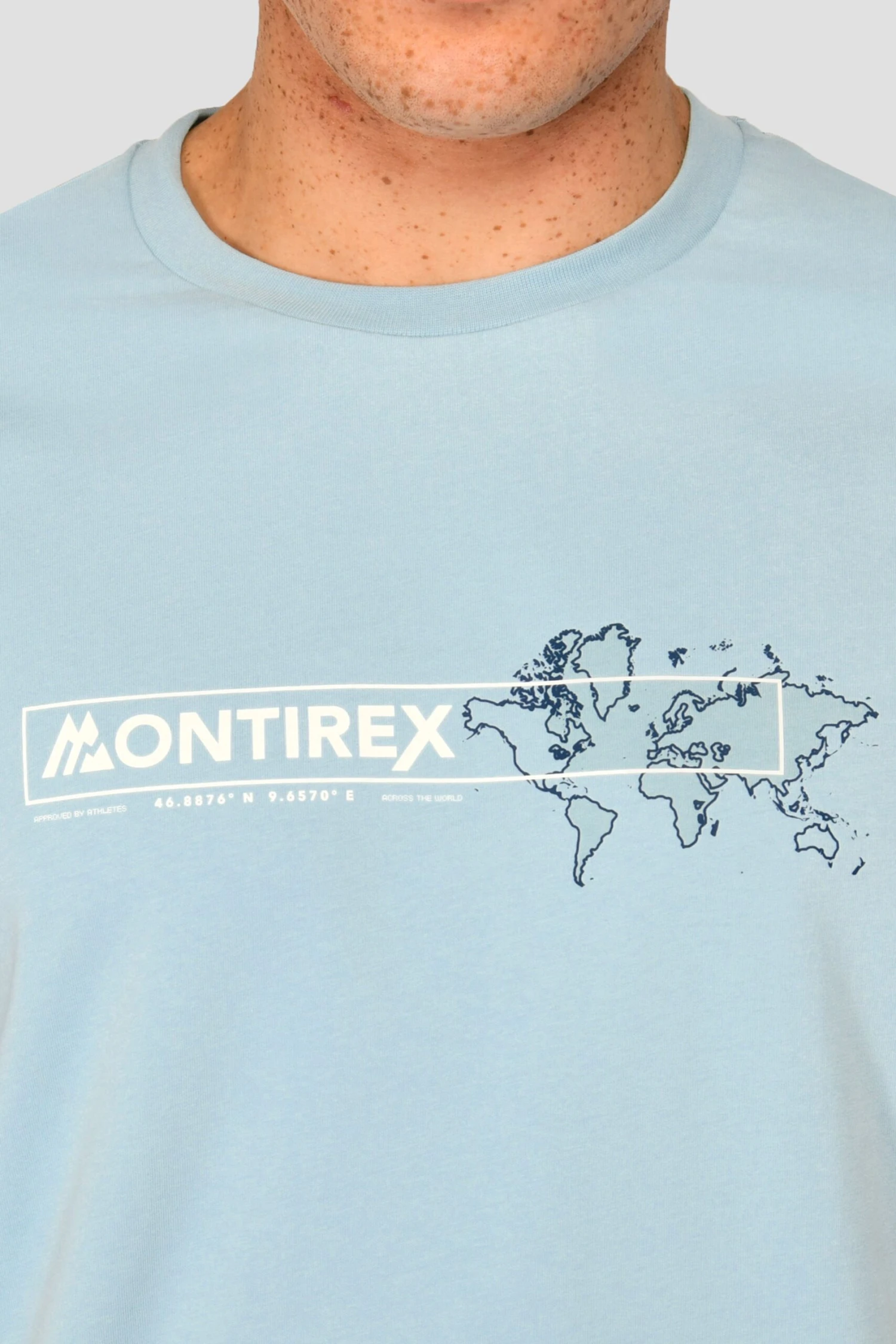 MTX Global T-Shirt - Moonstone MTX Global T-Shirt - Moonstone -MONTIREX CLOHTING SALE MTX GLOBAL TEE MOONSTONE front detail scaled