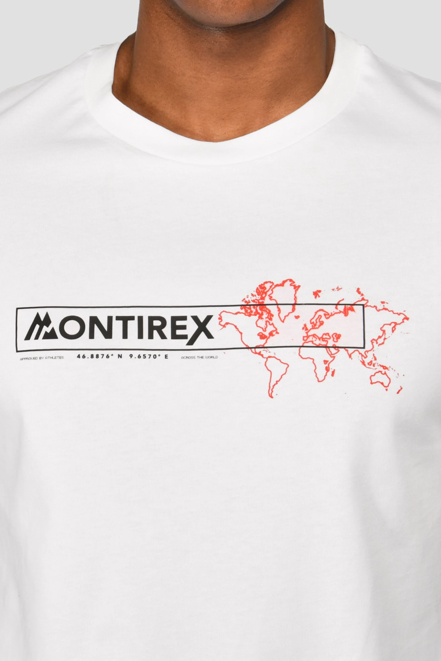 MTX Global T-Shirt - White MTX Global T-Shirt - White -MONTIREX CLOHTING SALE MTX GLOBAL TEE WHITE close detail scaled