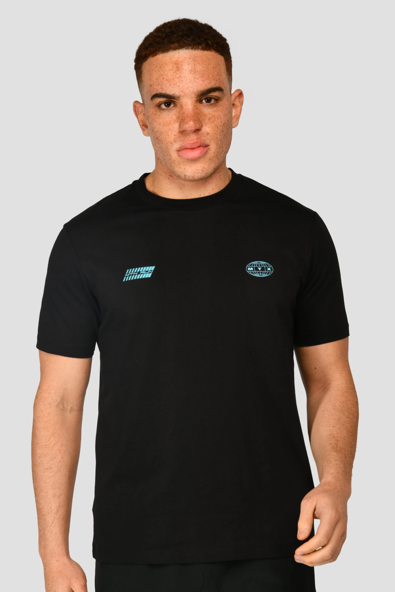 MTX Run Vital Cotton T-Shirt - Black MTX Run Vital Cotton T-Shirt - Black -MONTIREX CLOHTING SALE MTX RUN VITAL COTTON TEE BLACK close front scaled