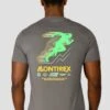 MTX Run Vital Cotton T-Shirt - Cement Grey 1 MTX Run Vital Cotton T-Shirt - Cement Grey -MONTIREX CLOHTING SALE MTX RUN VITAL COTTON TEE CEMENT GREY close back