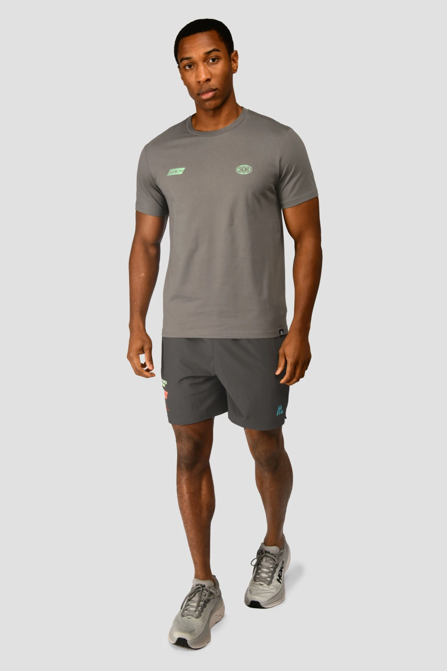 MTX Run Vital Cotton T-Shirt - Cement Grey MTX Run Vital Cotton T-Shirt - Cement Grey -MONTIREX CLOHTING SALE MTX RUN VITAL COTTON TEE CEMENT GREY front scaled