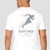 MTX Run Vital Cotton T-Shirt - White -MONTIREX CLOHTING SALE MTX RUN VITAL COTTON TEE WHITE close back
