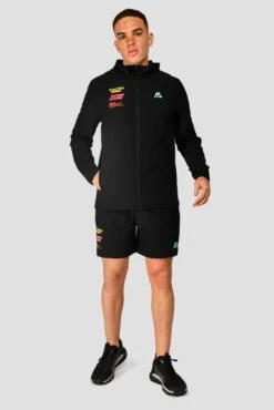 MTX Run Vital Short - Black -MONTIREX CLOHTING SALE MTX RUN VITAL SHORT BLACK full front