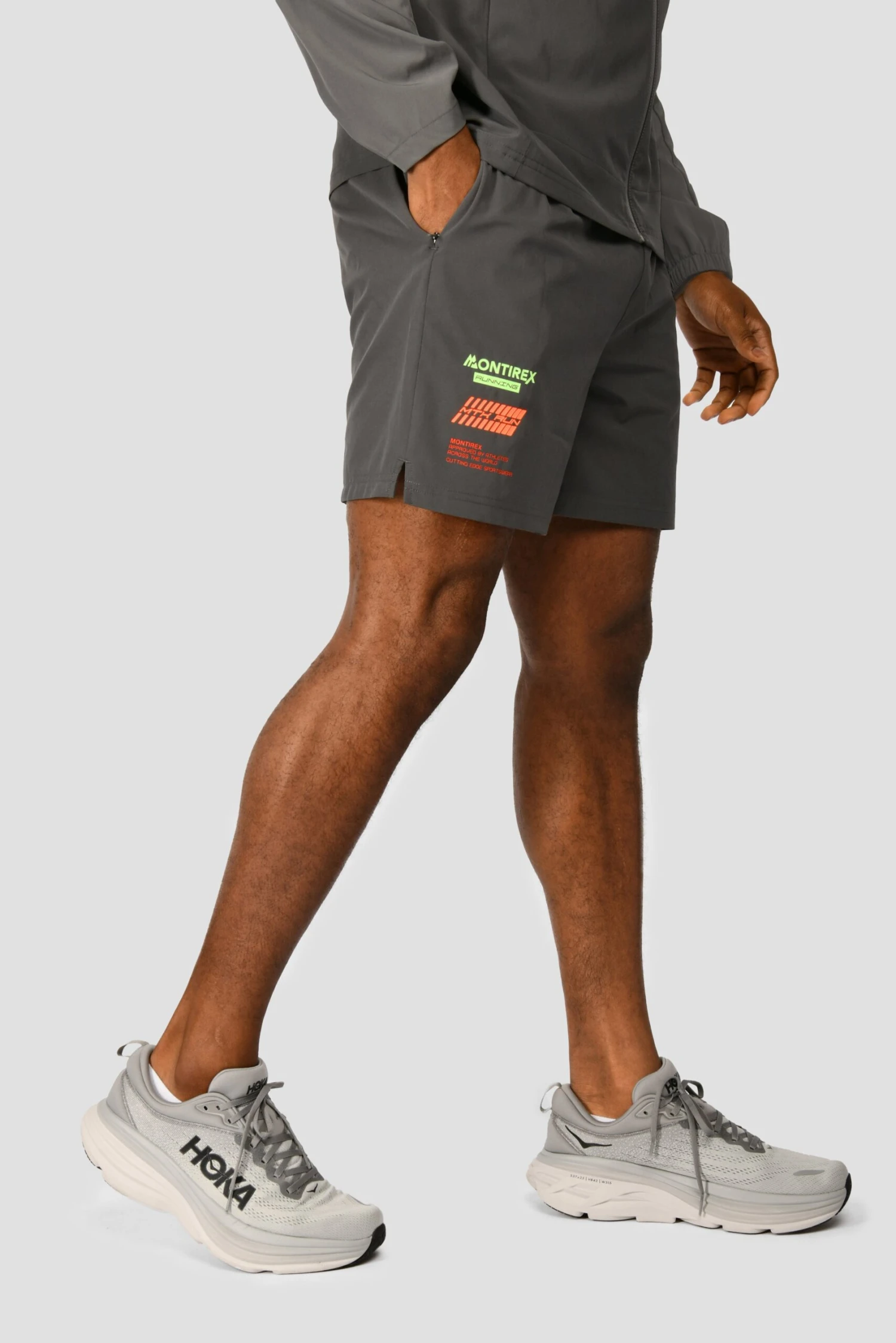 MTX Run Vital Short - Cement Grey/Jet Grey MTX Run Vital Short - Cement Grey/Jet Grey -MONTIREX CLOHTING SALE MTX RUN VITAL SHORT JET GREY side other scaled