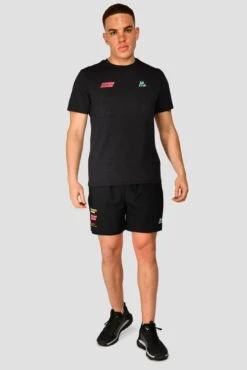 MTX Run Vital T-Shirt - Black 4 MTX Run Vital T-Shirt - Black -MONTIREX CLOHTING SALE MTX RUN VITAL TEE BLACK front