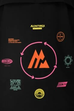 MTX Run Vital Windbreaker - Black 8 MTX Run Vital Windbreaker - Black -MONTIREX CLOHTING SALE MTX RUN VITAL WINDBREAKER BLACK back detail