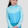 Girls Pace 2.0 Windbreaker - Summer Sky/Epsilon -MONTIREX CLOHTING SALE PACE 2.0 WINDBREAKER TROPICAL BREEZE AQ CLOSE FRONT