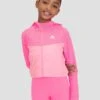 Girls Pace 2.0 Windbreaker - Fuchsia/Pink Sugar -MONTIREX CLOHTING SALE PACE WINDBREAKER SUGAR PLUM Close Front v2