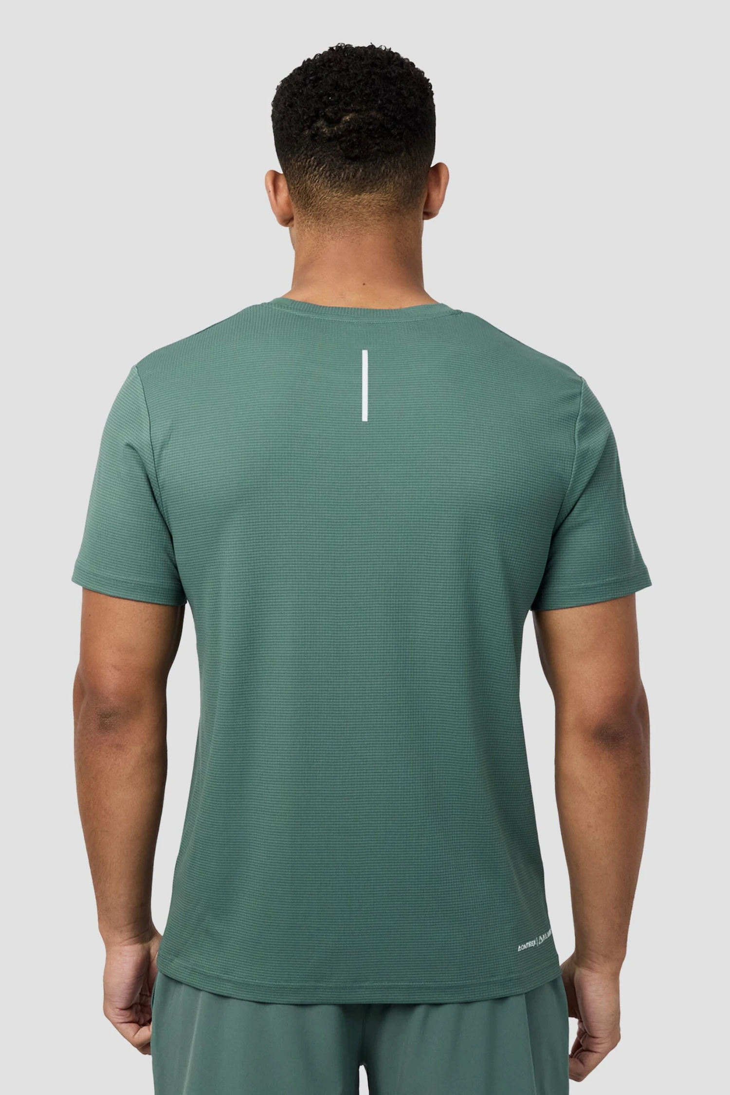 Peak Gridded Polartec® T-Shirt - Dolphin Peak Gridded Polartec® T-Shirt - Dolphin -MONTIREX CLOHTING SALE PEAK GRIDDED T SHIRT SILVER PINE CLOSE BACK scaled