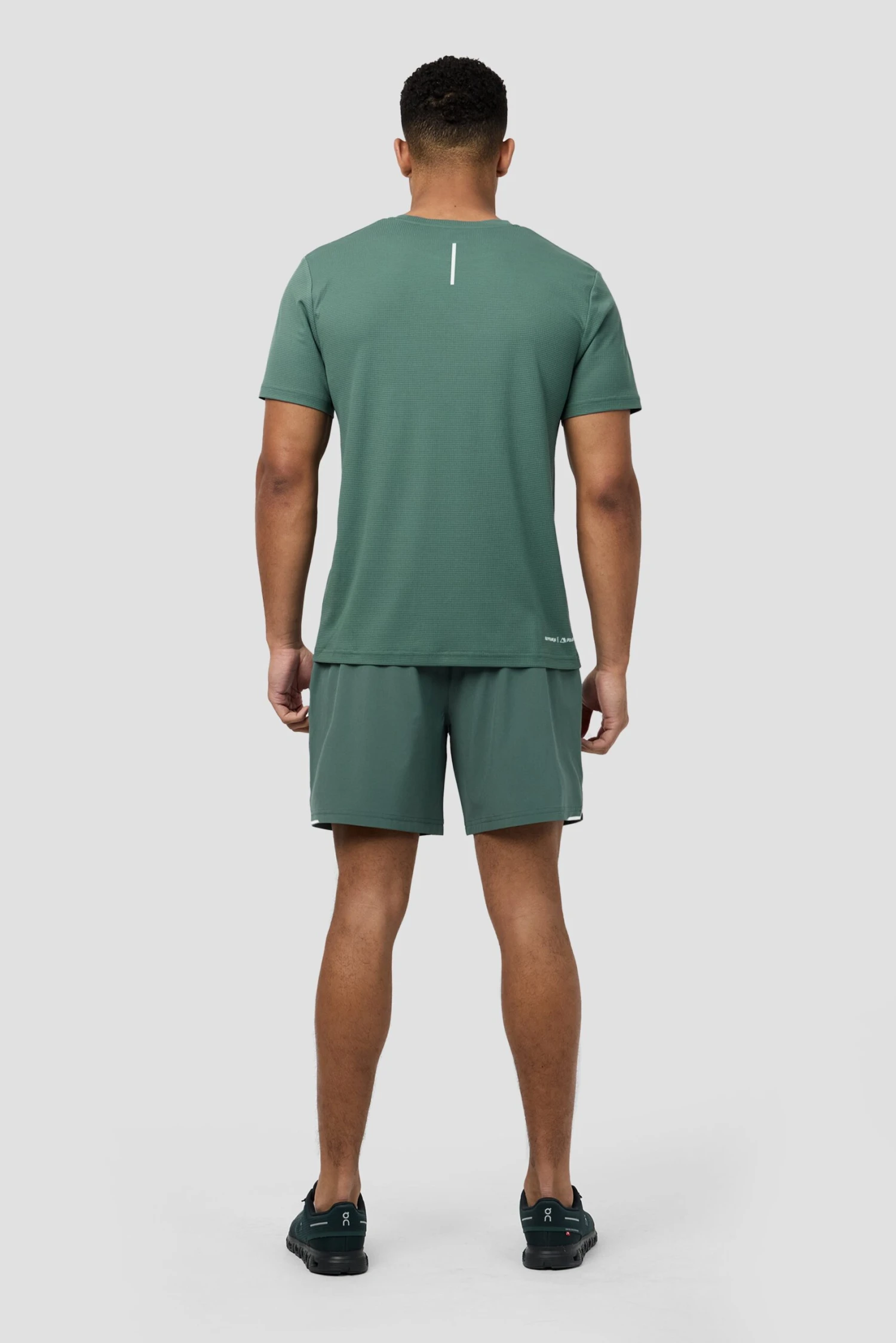 Peak Gridded Polartec® T-Shirt - Dolphin Peak Gridded Polartec® T-Shirt - Dolphin -MONTIREX CLOHTING SALE PEAK GRIDDED T SHIRT SILVER PINE FULL BACK scaled