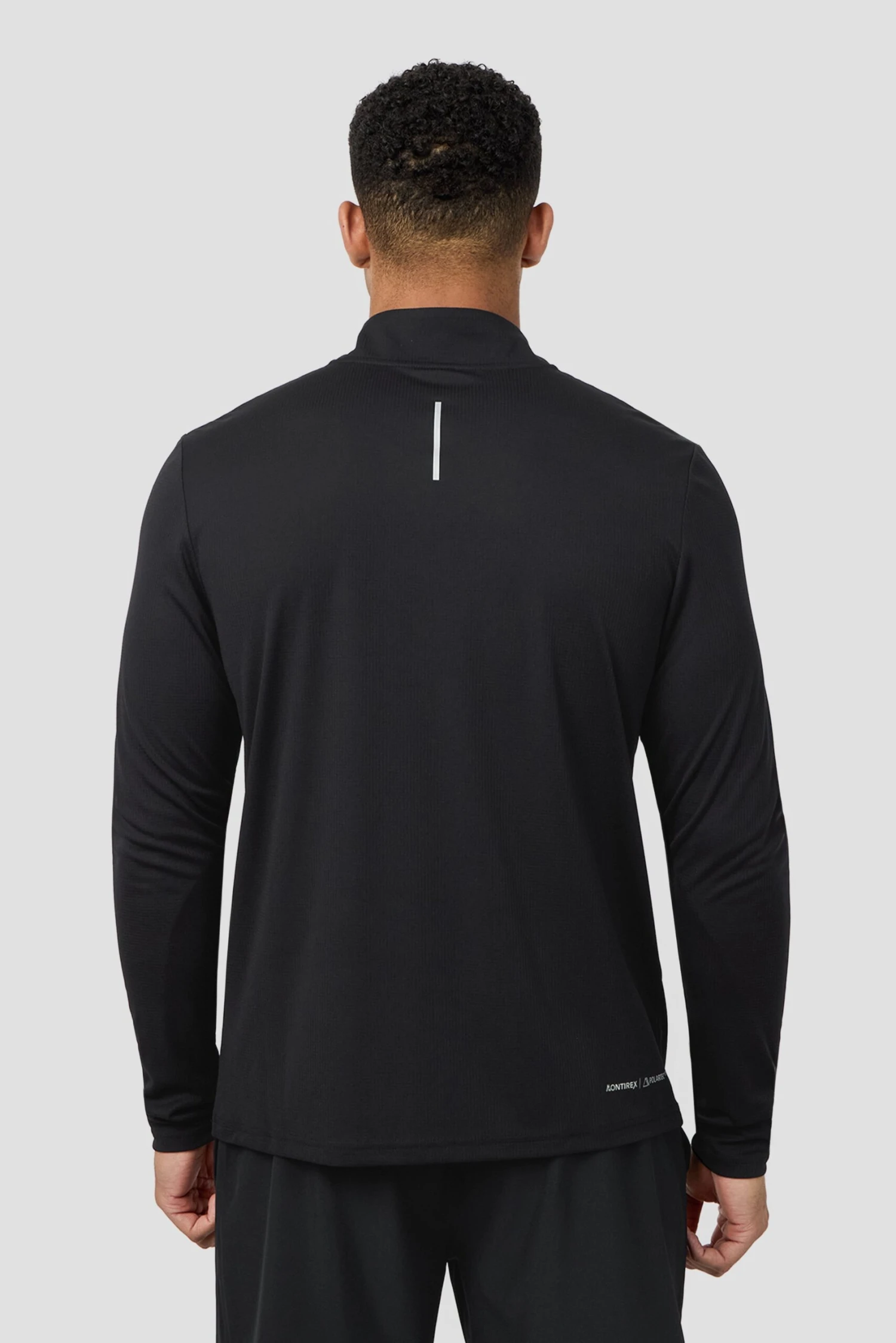 Peak Gridded Polartec® 1/4 Zip - Black Peak Gridded Polartec® 1/4 Zip - Black -MONTIREX CLOHTING SALE PEAKGRIDDED 1 4ZIP BLACK 2 scaled