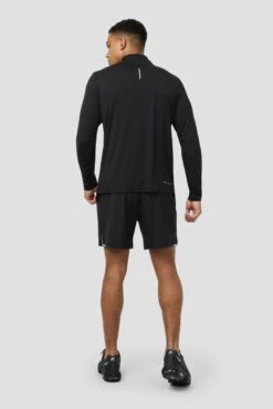 Peak Gridded Polartec® 1/4 Zip - Black 5 Peak Gridded Polartec® 1/4 Zip - Black -MONTIREX CLOHTING SALE PEAKGRIDDED 1 4ZIP BLACK 4