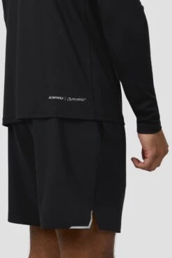 Peak Gridded Polartec® 1/4 Zip - Black 7 Peak Gridded Polartec® 1/4 Zip - Black -MONTIREX CLOHTING SALE PEAKGRIDDED 1 4ZIP BLACK 6