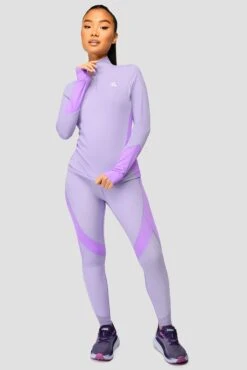 Power Panelled Legging - Periwinkle/Plum -MONTIREX CLOHTING SALE POWERPANELLED1 4ZIP Periwinkle Plum front 1b243d87 825b 429f b47e 2ed4ac6d4e1a