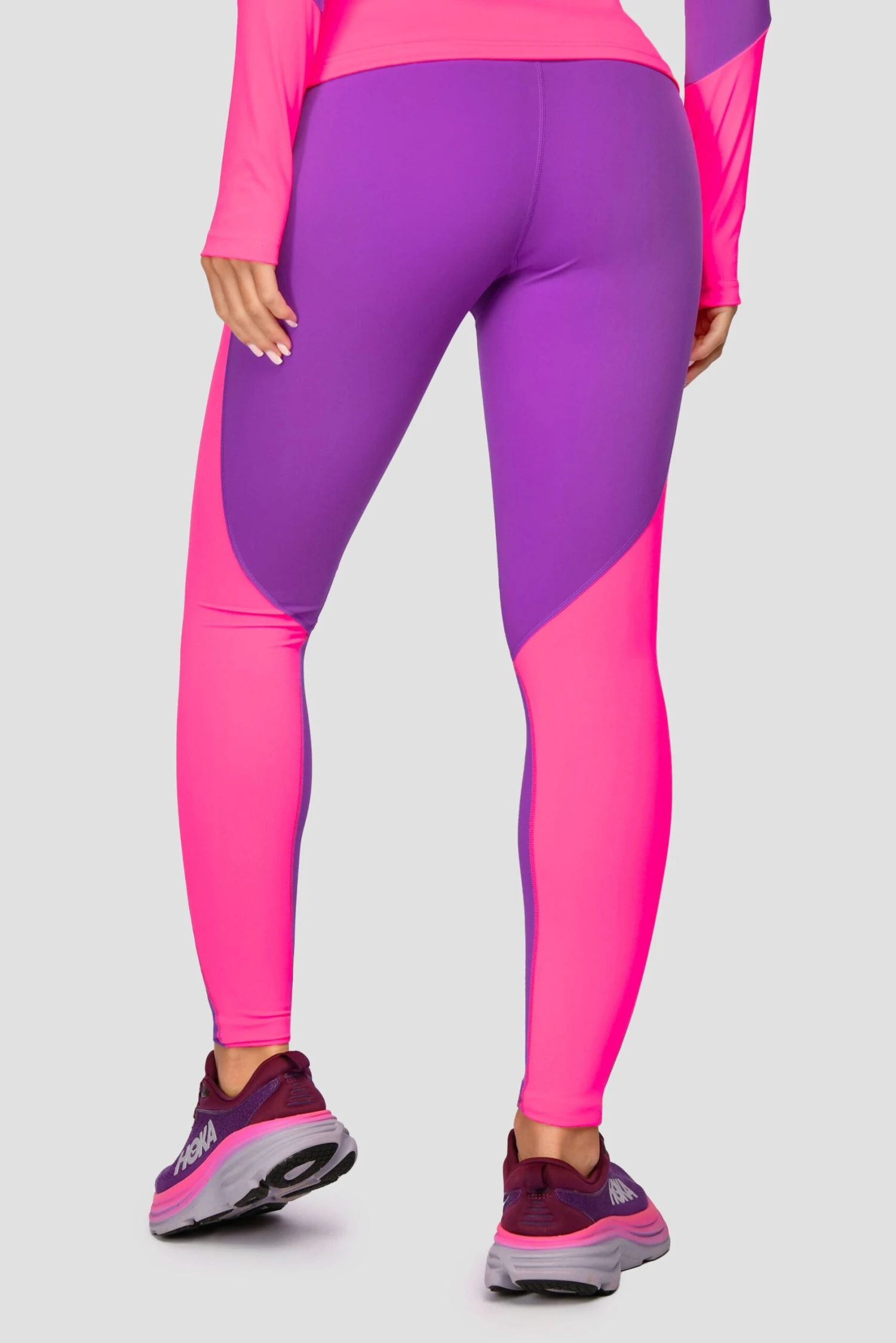 Power Panelled Legging - Electric Purple/Pink Power Panelled Legging - Electric Purple/Pink -MONTIREX CLOHTING SALE POWERPANELLEDLEGGING ElectricPurple Pink back scaled