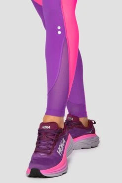 Power Panelled Legging - Electric Purple/Pink 4 Power Panelled Legging - Electric Purple/Pink -MONTIREX CLOHTING SALE POWERPANELLEDLEGGING ElectricPurple Pink detail