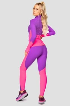 Power Panelled Legging - Electric Purple/Pink 6 Power Panelled Legging - Electric Purple/Pink -MONTIREX CLOHTING SALE POWERPANELLEDLEGGING ElectricPurple Pink fullback