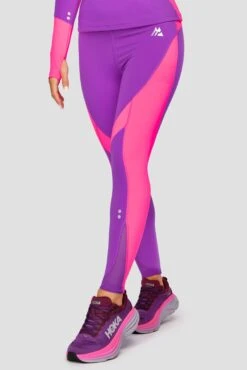 Power Panelled Legging - Electric Purple/Pink 7 Power Panelled Legging - Electric Purple/Pink -MONTIREX CLOHTING SALE POWERPANELLEDLEGGING ElectricPurple Pink side