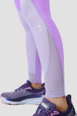 Power Panelled Legging - Periwinkle/Plum -MONTIREX CLOHTING SALE POWERPANELLEDLEGGING Periwinkle Plum detail