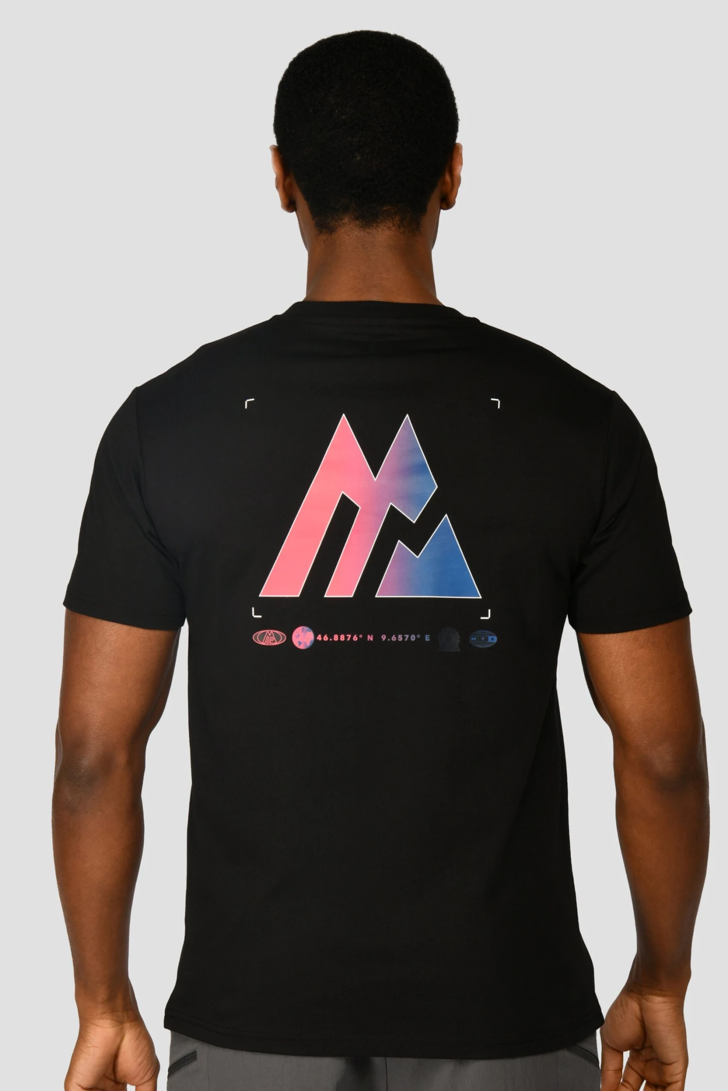 Radial T-Shirt - Black Radial T-Shirt - Black -MONTIREX CLOHTING SALE RADIAL TEE BLACK close back scaled