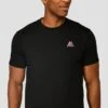 Radial T-Shirt - Black -MONTIREX CLOHTING SALE RADIAL TEE BLACK close front