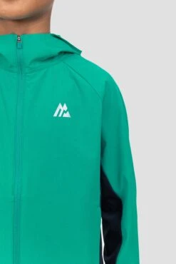 Boys Rush 2.0 Jacket - Aruba/Midnight Blue -MONTIREX CLOHTING SALE RUSH 2.0 JACKET LAPIS BLACK IRIS close logo