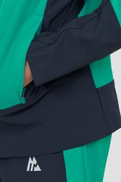 Boys Rush 2.0 Jacket - Aruba/Midnight Blue -MONTIREX CLOHTING SALE RUSH 2.0 JACKET LAPIS BLACK IRIS close sleeve