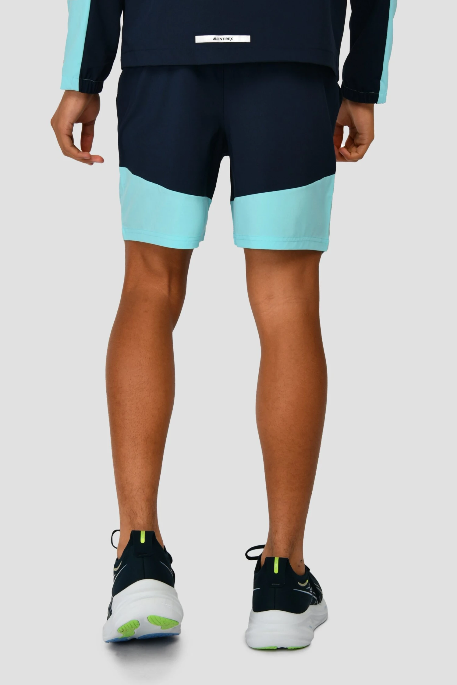 Junior Rush Running Short - Neon Sky/Midnight Blue Junior Rush Running Short - Neon Sky/Midnight Blue -MONTIREX CLOHTING SALE RUSH RUNNING SHORT NEON SKY MIDNIGHT BLUE back scaled