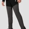Junior Rush Running Pant - Jet Grey/Black -MONTIREX CLOHTING SALE RUSHRUNNINGPANT JETGREY BLACK Closeside