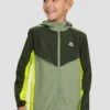 Boys Speed 2.0 Windbreaker - Fleck/Elm/Electric Lime -MONTIREX CLOHTING SALE SPEED 2.0 WINDBREAKER FLECK ELM ELECTRIC LIME close front