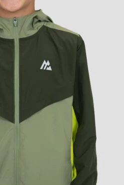 Boys Speed 2.0 Windbreaker - Fleck/Elm/Electric Lime -MONTIREX CLOHTING SALE SPEED 2.0 WINDBREAKER FLECK ELM ELECTRIC LIME close logo