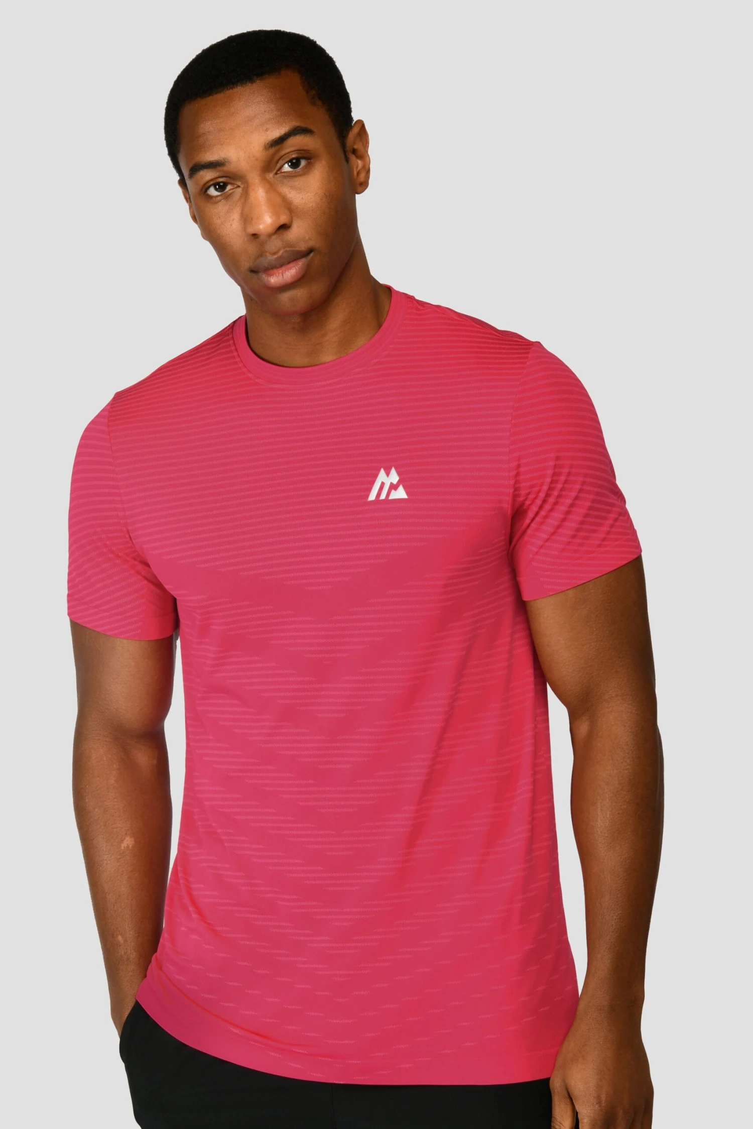Speed Seamless T-Shirt - Hibiscus/Neon Pink Speed Seamless T-Shirt - Hibiscus/Neon Pink -MONTIREX CLOHTING SALE SPEED SEAMLESS HIBISCUS NEON PINK close front scaled