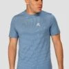 Speed Seamless T-Shirt - Steel Blue/Moonstone -MONTIREX CLOHTING SALE SPEED SEAMLESS STEEL BLUE MOONSTONE close front