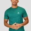 Speed Seamless T-Shirt - Deep Sea/Mountain Meadow 1 Speed Seamless T-Shirt - Deep Sea/Mountain Meadow -MONTIREX CLOHTING SALE SPEED SEAMLESS TEE DEEP SEA MOUNTAIN MEADOW close front